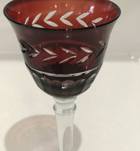 Бокалы для вина красные из хрустального стекла (Германия), фото 3